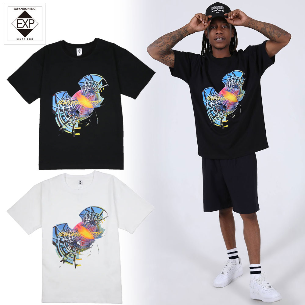 【EXPANSION NY/エクスパンション ニューヨーク】Tシャツ 半袖 コットン/YN WORLD WIDE exp-24ss-04｜ニューヨーク ストリート スケーター メンズファッション