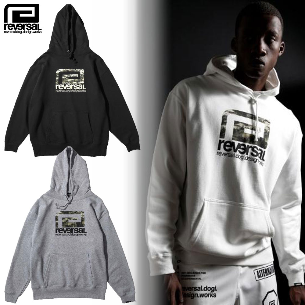 楽天市場】【reversal/リバーサル】プルオーバーパーカー/LINE LOGO