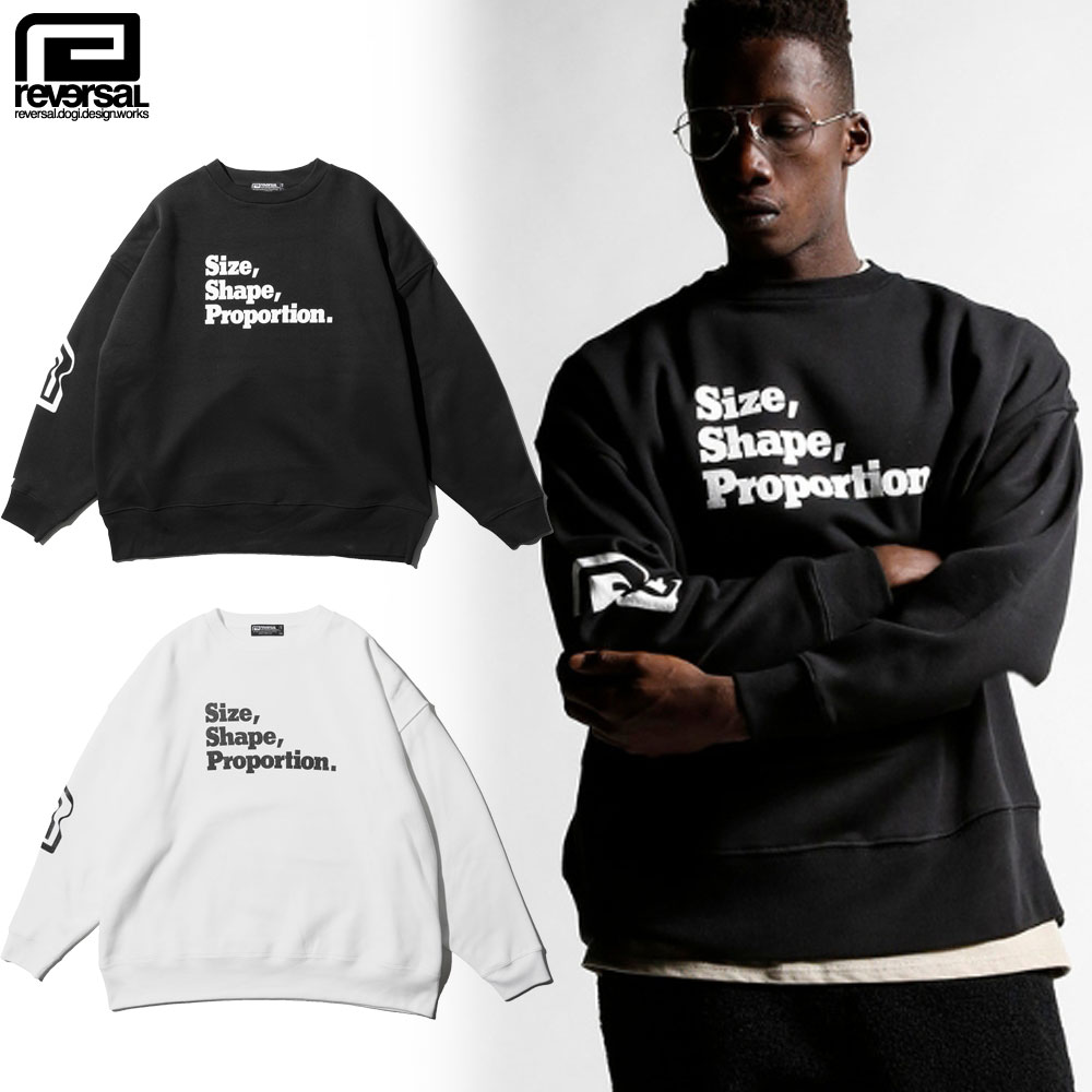 【reversal/リバーサル】クルーネックスウェット トレーナー/SSP OVER SIZE CREW NECK rv23aw203｜クルースウェット ストリート メンズ カジュアル ファッション