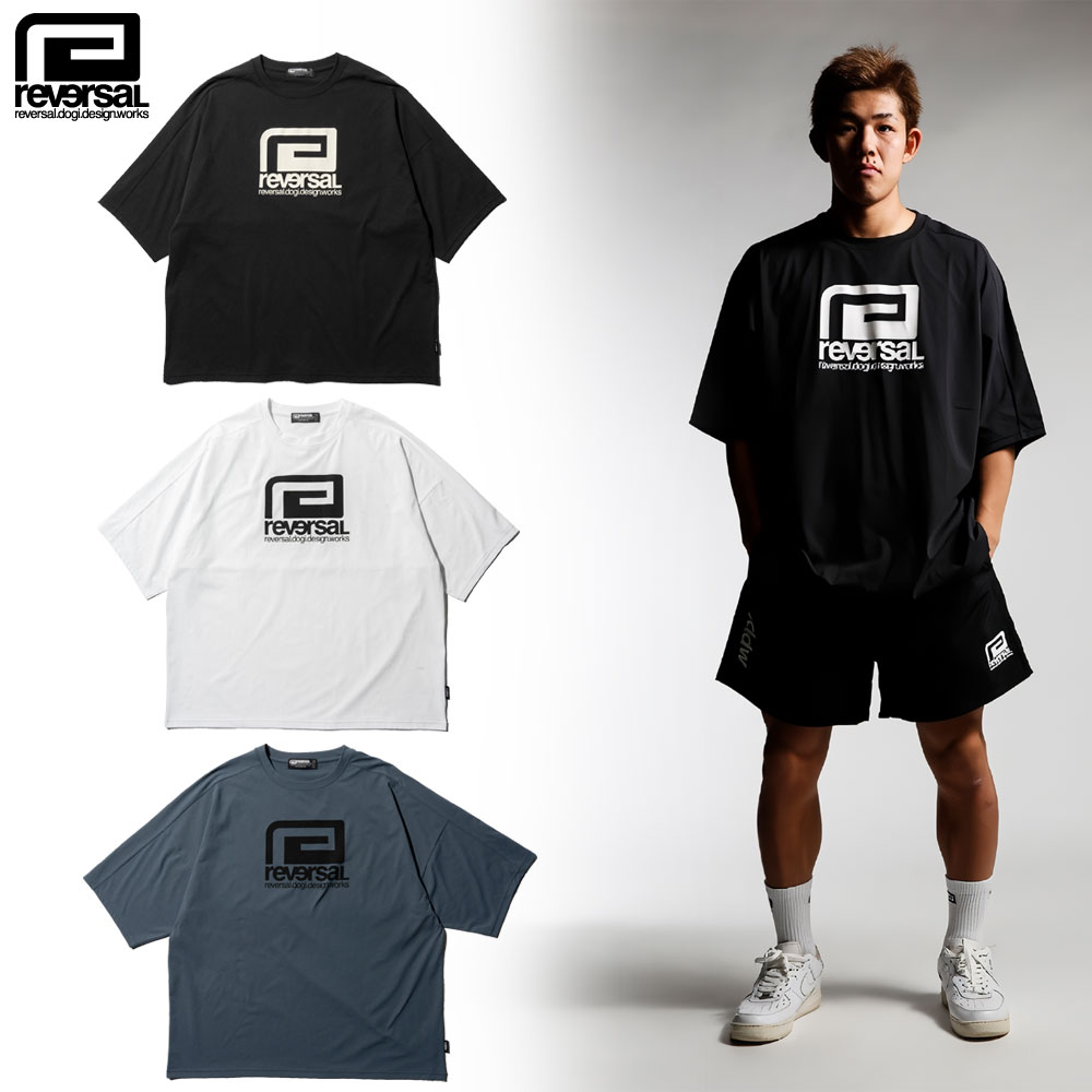reversal rvddw ブラック Tシャツ Lサイズ NR_2.0／OVERSIZED PERFORMANCE TEE rvner025 Tシャツ 半袖T
