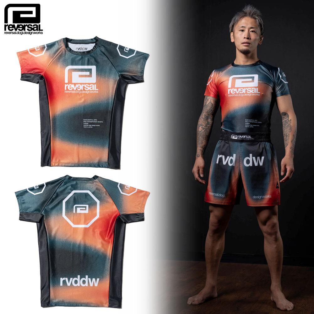 【reversal/リバーサル】ラッシュガード 半袖/THERMOGRAPHY SHORT RASH GUARD rv24aw602｜吸汗速乾性 スポーツ トレーニング 格闘技 ジム フィットネス アクティブ マリンスポーツ 8,954円