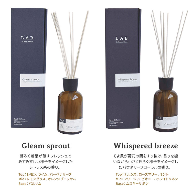 L．A．B リードディフューザー 240mL エルエービー ARTLAB ニシカワ 豪華で新しい