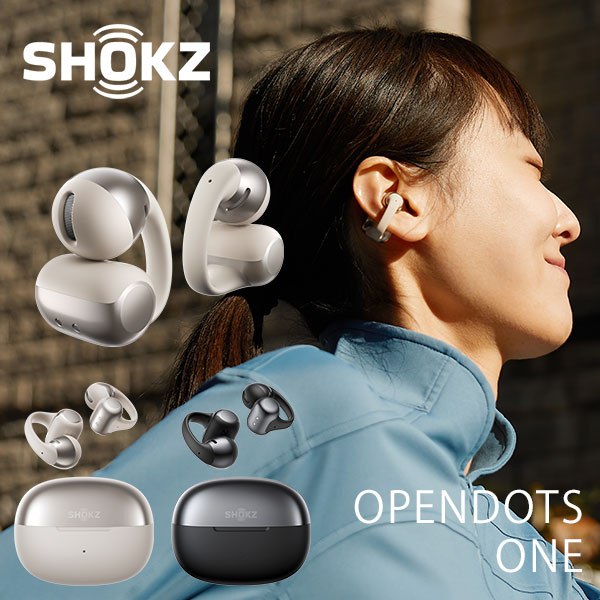 楽天市場】Shokz OpenDots ONE Black ワイヤレス イヤホン