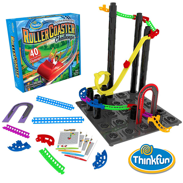 Thinkfun ローラー コースター 向きあう Tf018 シンク凝り屋 Roller Coaster Challenge Cast 送料無料 落ち7倍加 6 3 あす暖気 Restaurant Valentino De