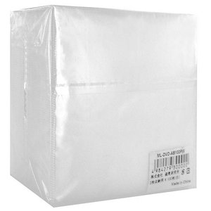 【まとめ売り☆150個セット】MAG-LABO不織布100P (200枚収納可) 100枚入り CD、DVDケース 両面不織布(白) ML-DVD-AB100PW|フラッシュストア