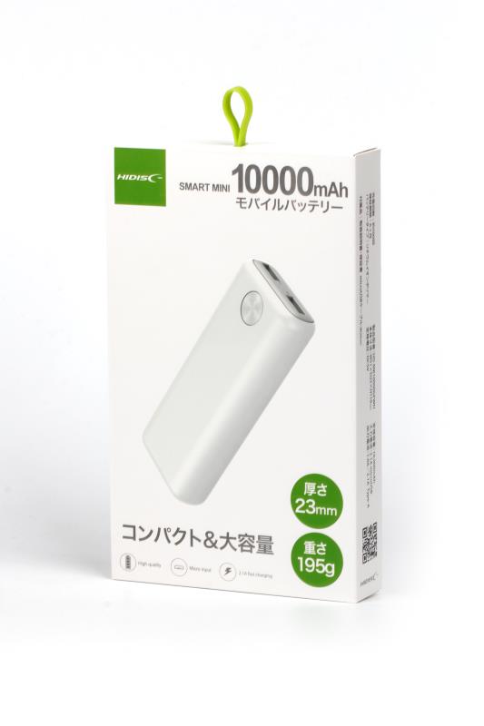 楽天市場】おすすめ HIDISC SMART MINI コンパクト&大容量 10000mAh