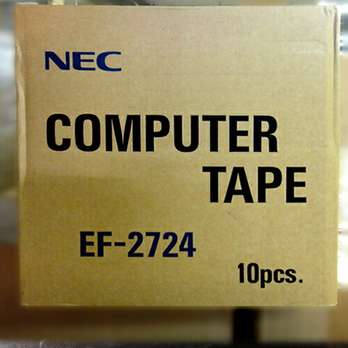 楽天市場 レア商品 Nec オープンリール コンピューターテープ Ef 2724 1枚 元祖コンピュータテープをお探しの方に フラッシュストア