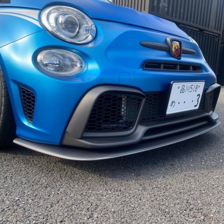 楽天市場】THREEHUNDRED ABARTH 595 マットカーボンフロント