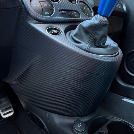 楽天市場】THREEHUNDRED ABARTH 595 カーボンシフトコンソール
