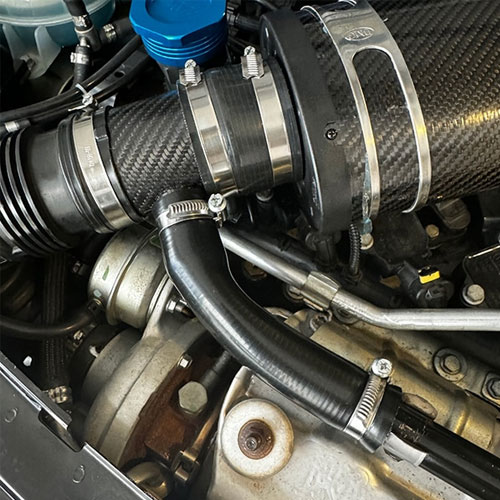 FLATOUT カーボンリターンパイプキット for ABARTH500/595/695 インテリア 内装 パーツ アバルトその他
