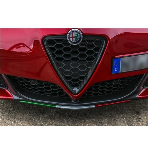 KOSHI Giulietta カーボンフロントスポイラー (トリコローレ) アルファロメオ ジュリエッタ パーツ 外装 エクステリア