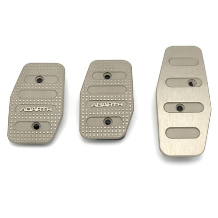 【新品未使用】アバルト純正 カーボンペダルセット 左ハンドルAT（3ペダル）用 アバルト アバルト純正AT用ペダルセット(左ハンドル車用) 25959