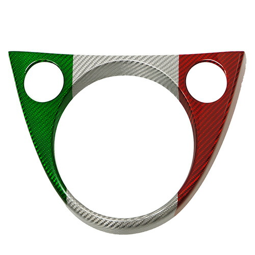 楽天市場】KOSHI ABARTH 500/595 カーボンダッシュボードボタントリム