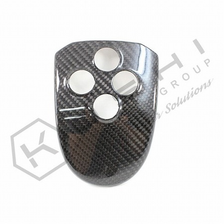 KOSHI Alfa Romeo 4C カーボン シフトスイッチパネルカバー アルファロメオ パーツ インテリア AR4C-006|FLATOUT