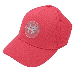 Alfa Romeo 純正 DNA ラバーロゴキャップ(レッド)