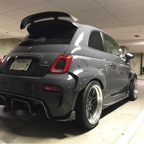 楽天市場】THREEHUNDRED ABARTH 500 595 リアフェンダーアーチキット