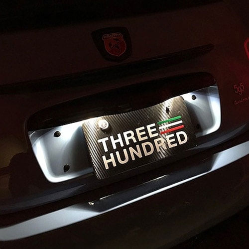 アバルト500 595用　THREEHUNDRED製　フォグランプ アバルト ABARTH 595 695 カーボン フォグライトカバー