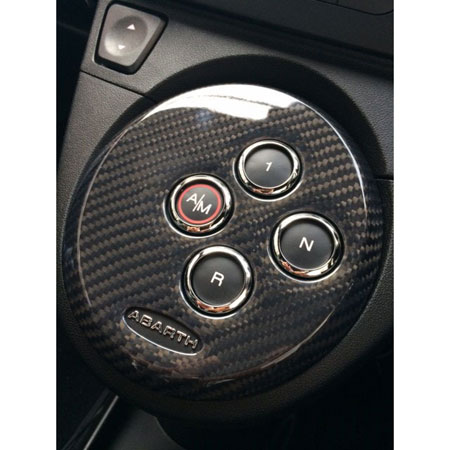 楽天市場】KOSHI ABARTH 500/595 カーボンダッシュボードボタン