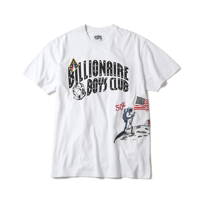 楽天市場 Billionaire Boys Club Moonwalk 50th Tee White ビリオネアボーイズクラブ ビービー ムーンウォーク 50周年 Tシャツ Flava フレイヴァ