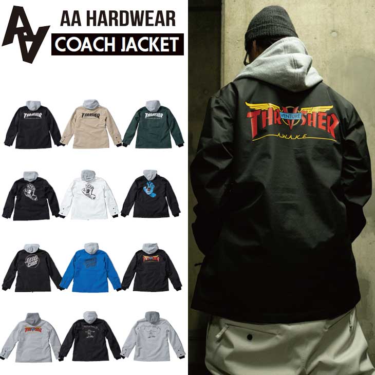 【美品】AA THRASHER コーチジャケット　ダブルエー AA ダブルエー ウェア COACH JACKET THRASHER 24-25(2025