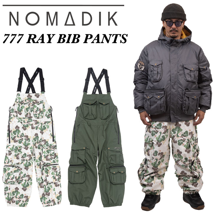 楽天市場】2025-26 NOMADIK GLITCH BIB PANTS Black
