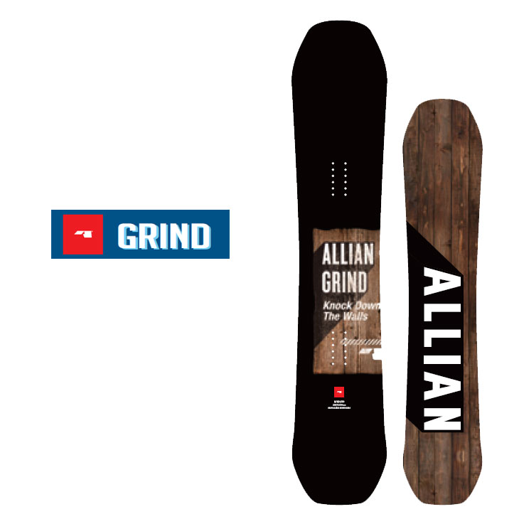 【早い者勝ち】ALLIAN GRIND 151cm スノーボード　バインディング 早い者勝ち】ALLIAN GRIND 151cm スノーボード バインディング