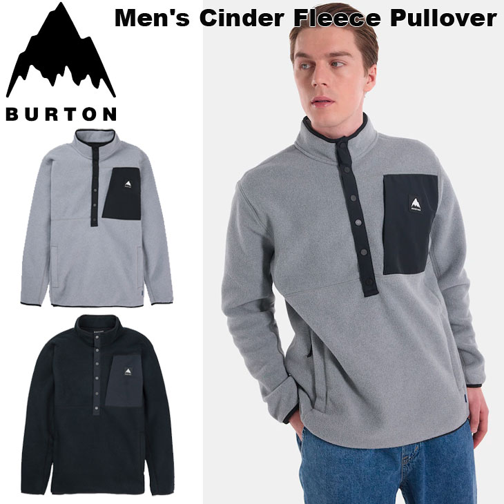 BURTON バートン アパレル 2026 秋冬 Men Cinder Fleece Pullover プルオーバー フリース  ship1【返品種別OUTLET】