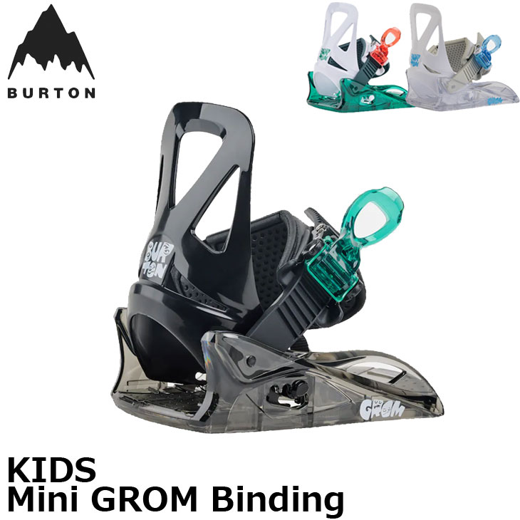 バートンGrom Kids スノーボードビンディング Mサイズ ブラック imgrc0099724292.jpg