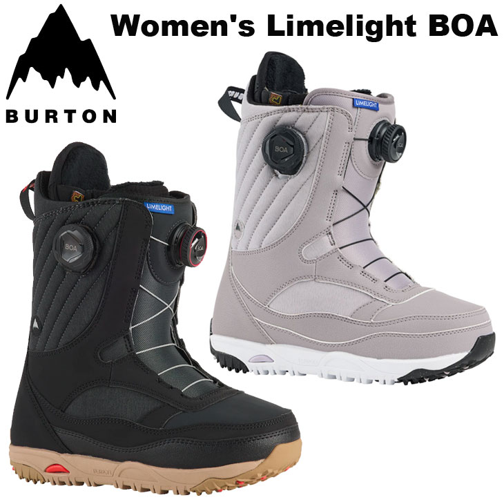 【BURTON】LIMELIGHT スノーボードブーツ シルバー ウィメンズ Burton ライムライト Step On® ワイド スノーボード