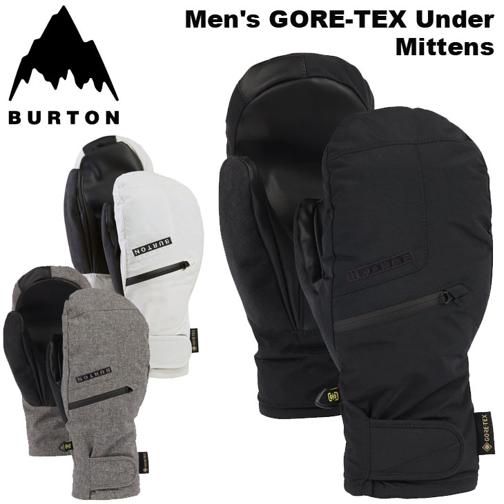25-26 BURTON バートン 地球儀 スノボ Men\u0027s GORE-TEX Under Mittens ゴアテックス アンダーミトン グローヴ  ship1