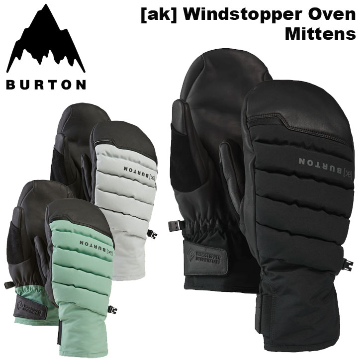 25-26 BURTON バートン 地球儀 スノボ [ak] Windstopper Oven Mittens オーヴン ミトン グローヴ  ship1
