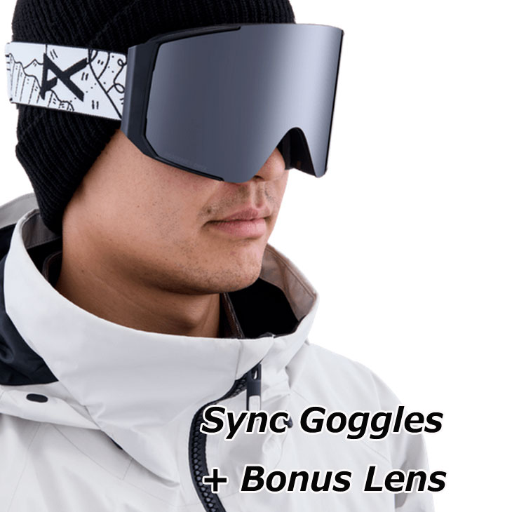 楽天市場】22-23 anon アノン ゴーグル Sync Goggles Low Bridge Fit