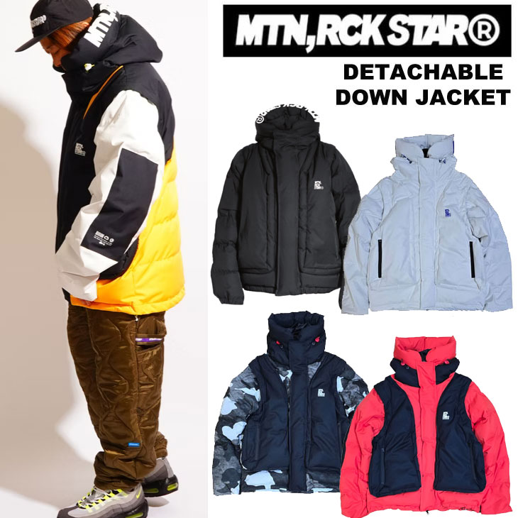 26 SS マウンテンロックスター mountainrockstar MTN ROCK STAR DETACHABLE DOWN JACKET ダウン ジャケット ship1