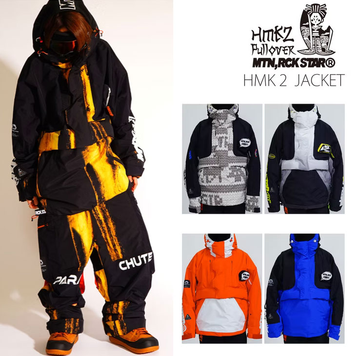 26-27 mountainrockstar MTN ROCK STAR SNOW WEAR HARUMAKI JACKET 【HMK 2 JACKET】取っておく売りわたす品 11月入荷予定を組む ship1