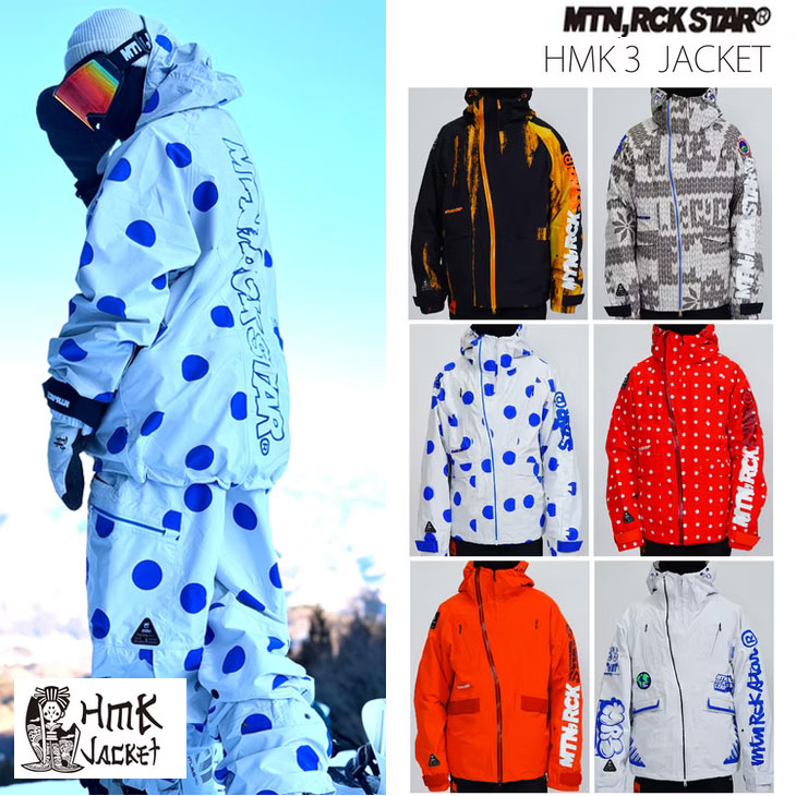26-27 mountainrockstar マウンテンロックスター スノー ウエアー HARUMAKI JACKET 【HMK 3 JACKET】H3 予約販売品 11月入荷予定 ship1