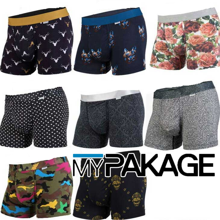 楽天市場 Mypakage マイパッケージ ボクサーパンツ Weekday Trunk Print 柄 ショート丈 Fleaboardshop