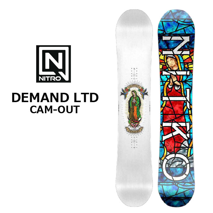 24-25 NITRO ナイトロ スノーボード 板 メンズ レディース 【DEMAND LTD CAM-OUT】デマンド リミテッド カムアウト ship1