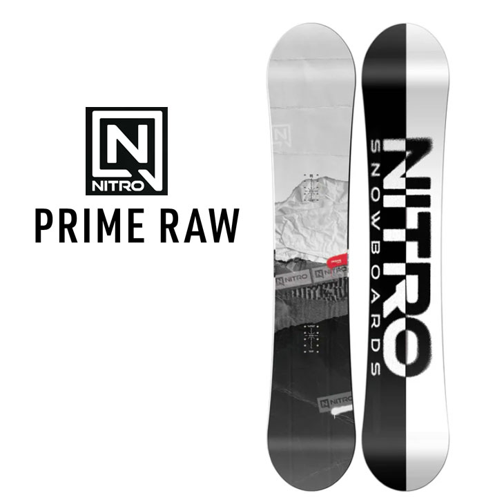 24-25 NITRO ナイトロ スノーボード 板 メンズ 【PRIME RAW】プライム ロー ship1【返品種別OUTLET】