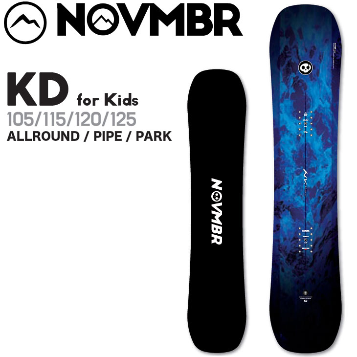 楽天市場】24-25 NOVEMBER KD ノベンバー スノーボード 板 キッズ 132