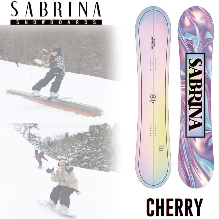 26-27 SABRINA サブリナ キッズ スノーボード 板 CHERRY チェリー Kids オールラウンド 予約販売品 11月入荷予定 ship1｜FLEAboardshop