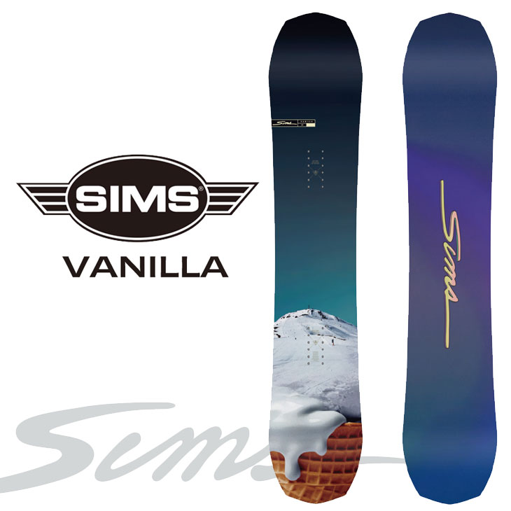 26-27 SIMS シムス スノーボード スノボ 板 レディース 無償性表現スタイル【VANILLA】ヴァニラ取って置く売りわたす品 11月入荷予定を組む ship1