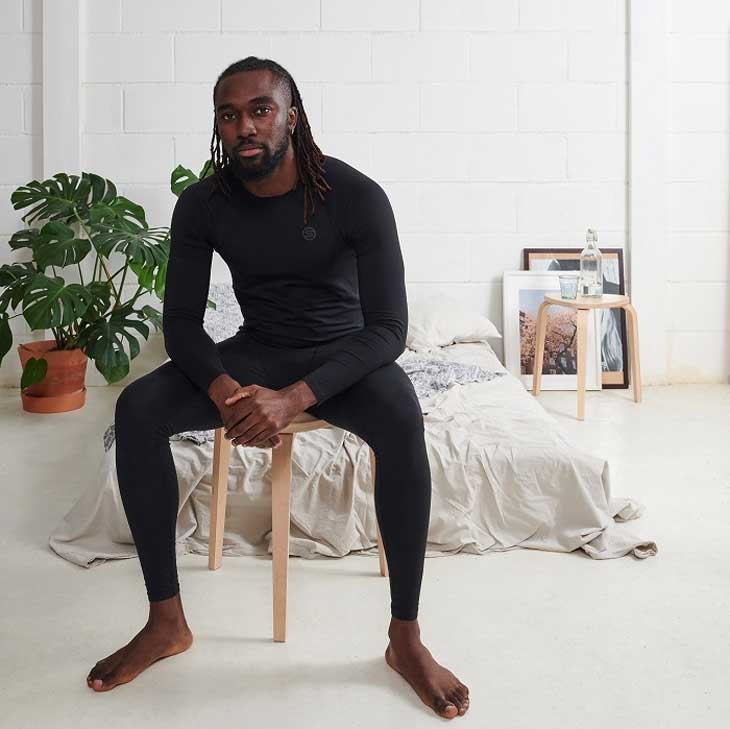 SKINS スキンズ SERIES-3 シリーズスリー MENS SLEEP LONG TIGHTS メンズ スリープ ロングタイツ ship1｜FLEAboardshop