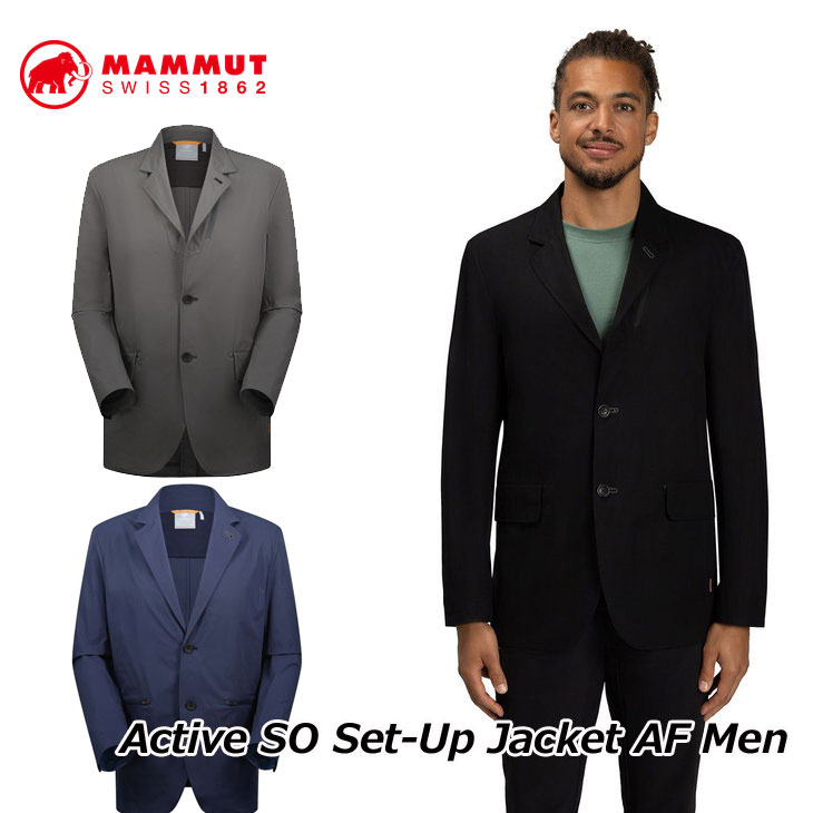 MAMMUT マムート メンズ 活動的 ソフトシェルジャケット Active SO Set-Up Jacket AF Men 1011-02300 定め事品  ship1