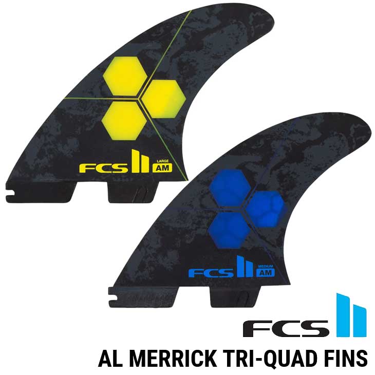FCS2 AM (Al Merrick) TRI-QUAD 5フィンセット FCS II Al Merrick Tri-Quad Fins - FCS - FCS US