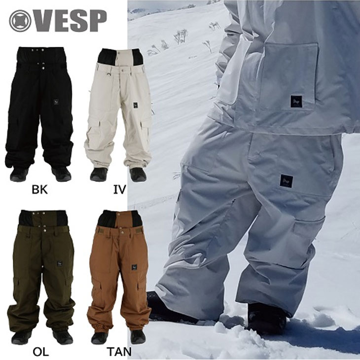 22-23 VESP SNOW WEAR ベスプ WIDE JOGGER CARGO PANTS VPMP1030 予約販売品 11月入荷予定  ship1 最大70%OFFクーポン