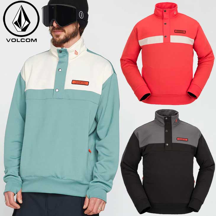 22-23 VOLCOM ボルコム 撥水 ティーシャツ MENS She Crew Fleece フリース G4652302 ship1