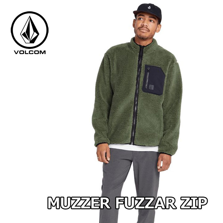 楽天市場】ボルコム VOLCOM フリース ジャケット Muzzer Fuzzar Zip