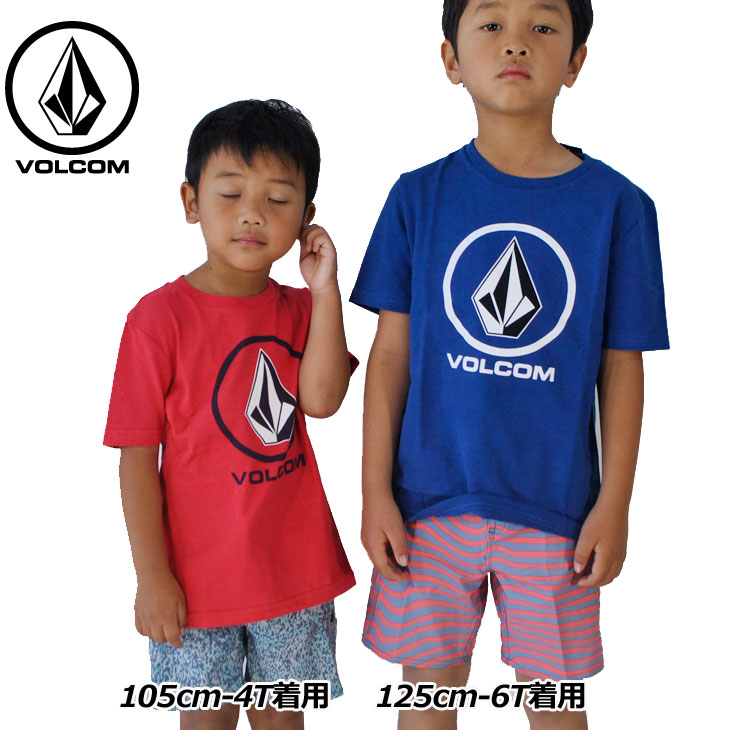 楽天市場】volcom ボルコム キッズ Tシャツ 3-7歳 Crisp Stone S/S Tee