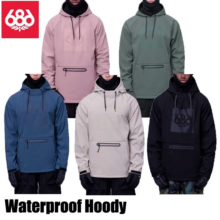 23-24 686 シックスエイトシックス ウェアー Waterproof Hoody ジャケット ウォータープルーフフーディー ship1【返品種別OUTLET】 12,474円