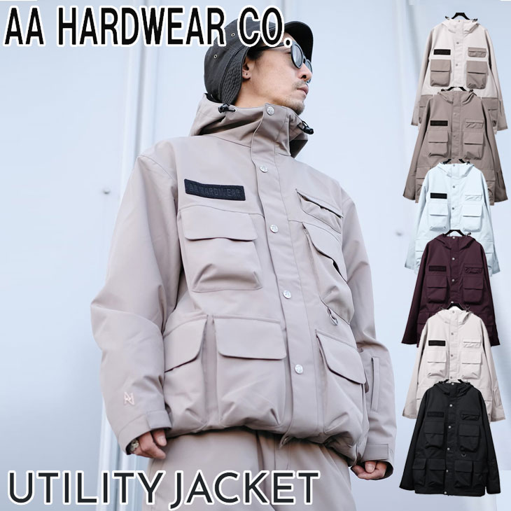 24-25 AA ダブルエー スノーボード 御召しもの 上衣 メンズ レディースUTILITY JACKET ship1【返品カテゴリー化OUTLET】